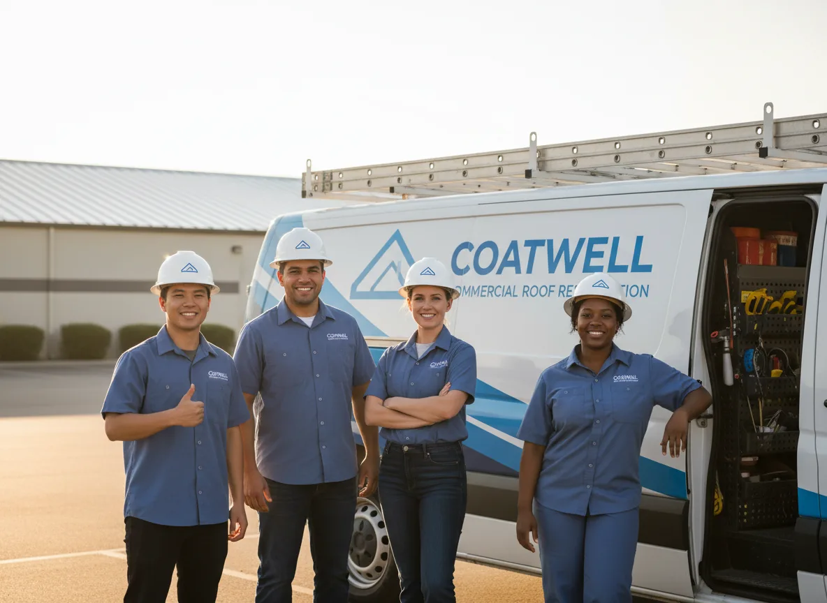Commercial roof coating company in Askov, MN