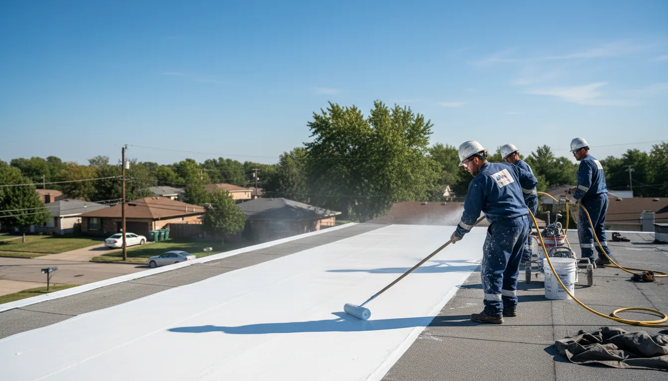 Commercial roof coating in Askov, MN near me